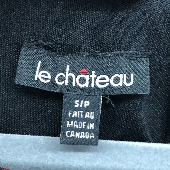 Le Chateau Bronze Floral Cherry Blossom Asymmetrical Draped Midi Dress size S - Picture 3 of 15